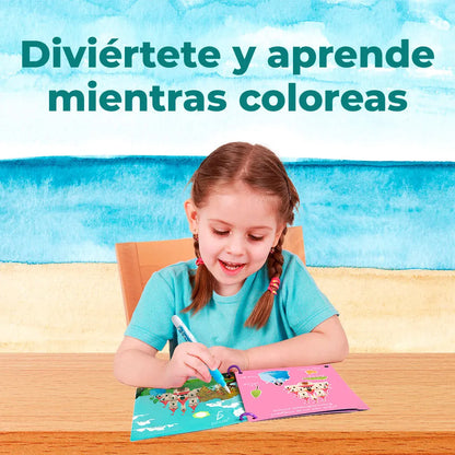 Magical Coloring Book for Kids Engineering Theme Educational Interactive Toy Ages 3-6 ELEGATE Brand Model JUG.ST008 Paper