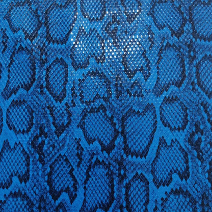 A-4109 PU Artificial Snake Skin Print Glossy Fabric Eco-Friendly Synthetic Leather for Bags Sofa Customization for Furniture