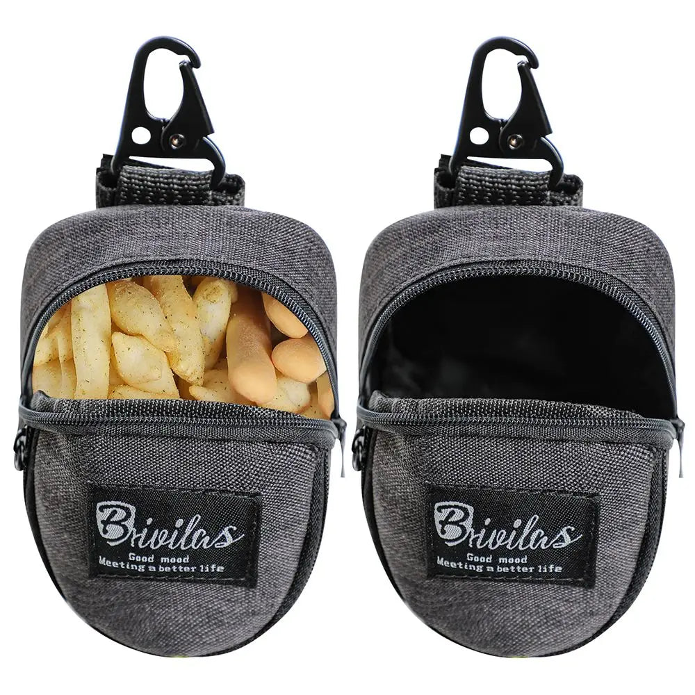 Pet Poop Bags Dispenser Dog Treat Pouch Portable Dog Training Bag Outdoor Travel Dog Poop Bag Durable Pet Accessories