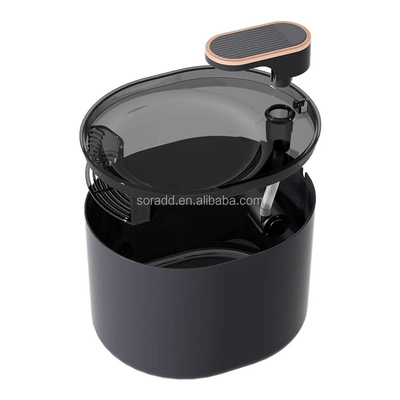 2026 Large Capacity Smart Pet Water Dispenser Accessories Automatic Circulate Filtering Cat and Dog 3L Water Fountain