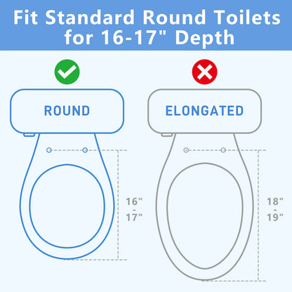 SUNCARE Rehabilitation Care Elderly Pregnant Women Bathroom Safety Commode Raised Toilet Seat Toilet Sear Raiser for Elderly