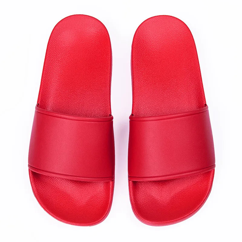 Custom Logo Anti-Slip Winter Spring Beach Slides with Open Toe Screen Printing PVC Embossed Mens' Slipper Footwear