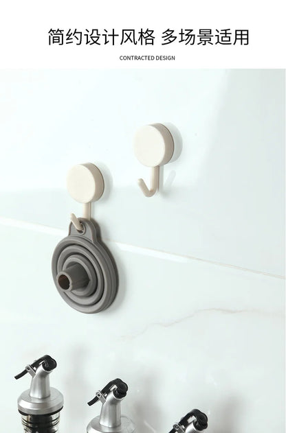 Hot Selling Magic Heavy Duty Plastic Adhesive Wall Hook Strong No Trace and No Hole Hook Modern Design Wholesale