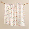 Low Price in Stock Double Layer  Bamboo Baby Newborn  Muslin Swaddle Adjustable Swaddle Baby Milestone Blanket for Sale