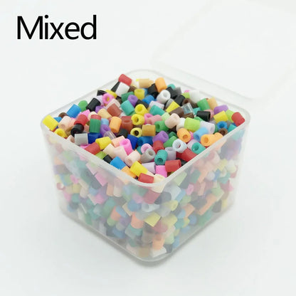 2.6mm Mini Beads/1200pcs/Box Packing Hama Beads Easy to Store For Kids Perler Iron Beads Fuse Handmade Gift Children Toy