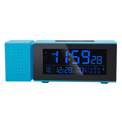 Multifunctional Digital Desktop Clock Display Day Date Time Week Temperature & Humidity with Snooze & FM Radio Function