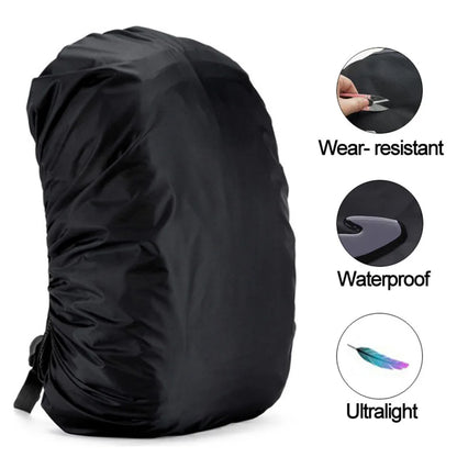 LOOGDEEL Practical Backpack Rain Shield Outdoor Camping Hiking Backpack Protective Cover Waterproof Dustproof Sun-protected Bag