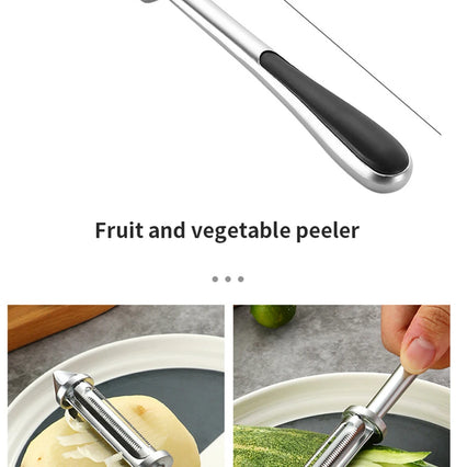 Konco Fruit and Vegetable Peeler,Kitchen Accessories,Alloy Sharp Peeler Potato Carrot Grater Peeler Kitchen Gadget