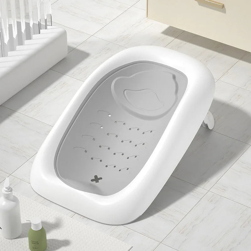 Multifunctional Digital Display Temperature Sensing Foldable Large Baby Bathtub for Newborn Toddler & Infant Home Supplies