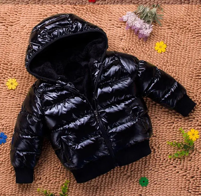 Baby Down Jacket Baby Cotton-padded Coat Boys Girls Clothing Child Winter Thickening Boys Girls Outwear