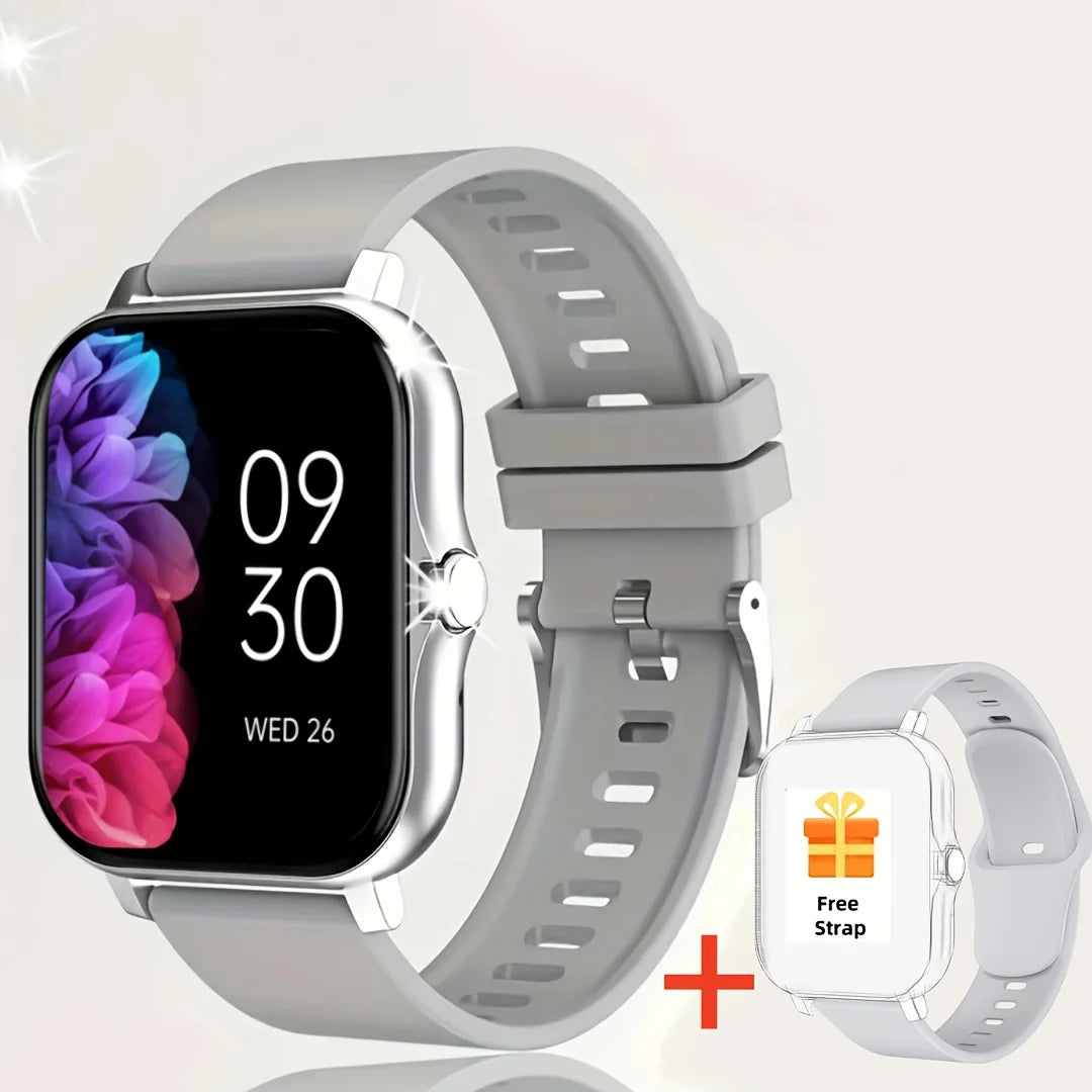 Smartwatch for Men and Women, with Calling and Message Notifications, Large Screen Display, Suitable for Various Sports Modes