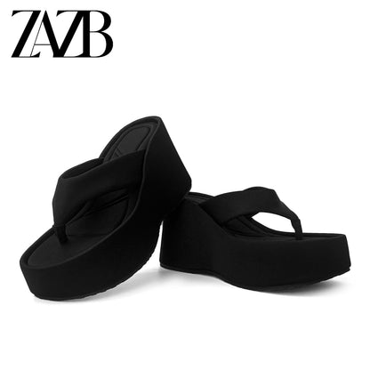 New Arrivals Summer Wholesale Thick Shoes the Sole Open Toe Fangtou Rome Fashion