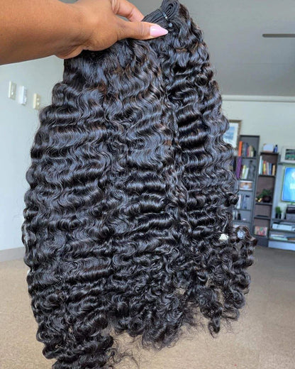 Unprocessed Natural Color Human Hair Weaves Raw Hair Bundle Extensions for Women Wholesale Vendor