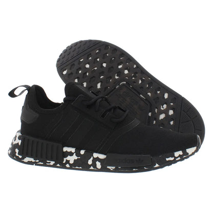 For NMD_R1 Men's Knit Sneakers Core Black/Cloud White Spring and Summer | 100% Authentic Made in Vietnam Model MSS-GZ4306