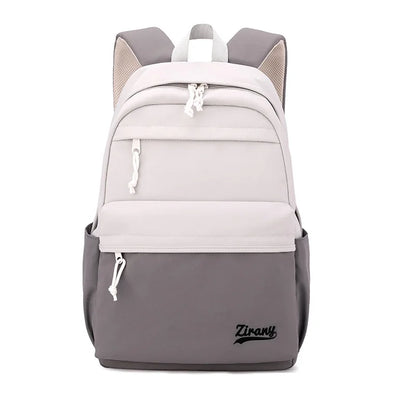 Most Popular High School Student Backpack Fashionable Waterproof Nylon Lining Simple Design Book Bags for Teens