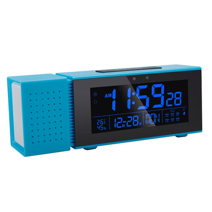 Multifunctional Digital Desktop Clock Display Day Date Time Week Temperature & Humidity with Snooze & FM Radio Function