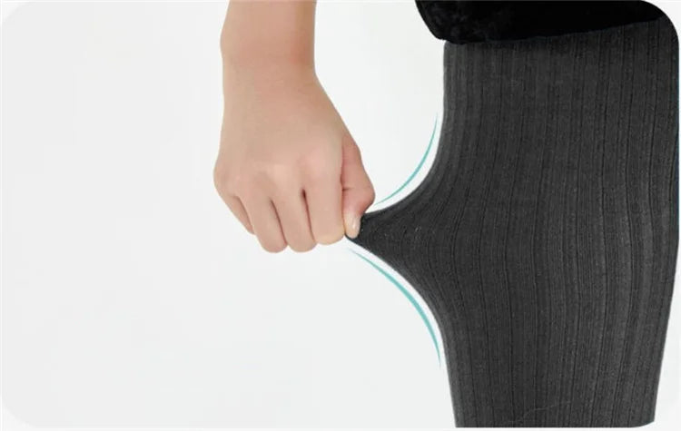 Children Tights For Girls Cotton Knitted Kid's Girls Pantyhose Solid Soft Baby Leggings White Black Tight Spring Autumn 1-9Years