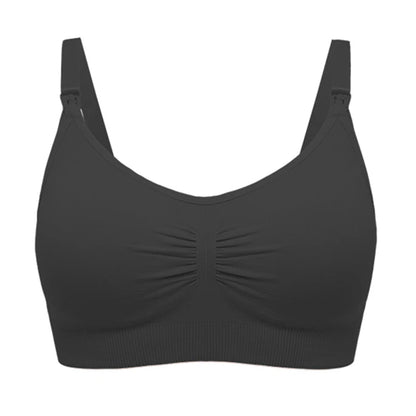 plus Size Seamless Nursing Bra for Women Breathable Maternity Push up Front Closure Underwear Adjustable Straps Wire-Free