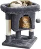 Hot Sale 23.5 Inches Cat Tree Tower Dark Gray Condo Sisal-Covered Scratching Posts Furniture for Pet Activity Cat House