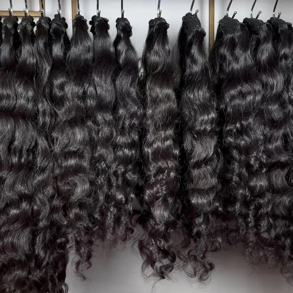 Wholesale Unprocessed Raw Vietnamese Hair Bundle Virgin Burmese Curly Human Hair Bundles Weft Wholesale Raw Indian Hair Vendors