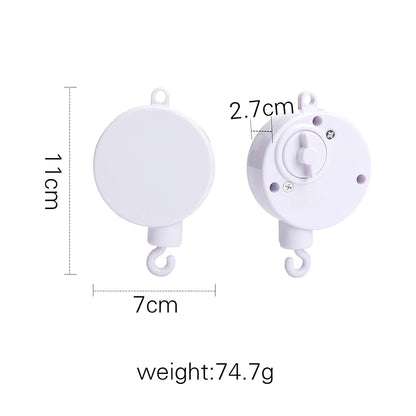 Baby Crib Mobile Bed Bell Toys Musical Rattle Educational Toys Bed Bell Newborn Mobile Bed Bell Bracket Baby Hanging Toys Holder