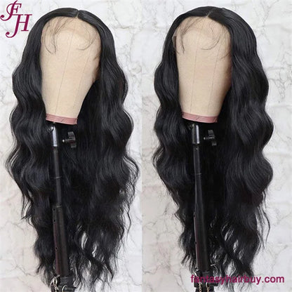 FH Wholesale 16-30inch Long Wave Wave Wigs13x4 Lace Frontal Vietnamese Natural Brazilian Cabelos Human Hair Wigs
