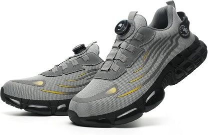 New Work Safety Shoes 36-48 Size for Women Men Mens Steel Toe Sneakers Waterproof Lightweight Breathable Antiskid Boots Men Work