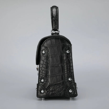 Custom Luxury Genuine Crocodile Leather Stylish Handbags for Women Elegent Ladies Woman Small Alligator Crossbody Shoulder Bags