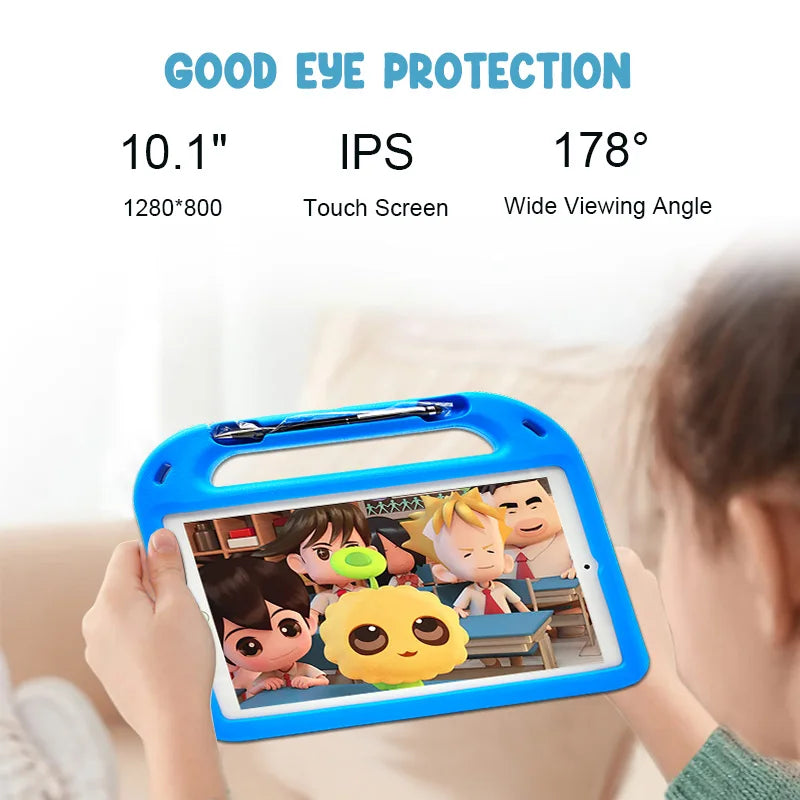 Wintouch 10 Inch Children Learning Tablets 2GB 32GB Pre-Installed Educational APP Tablet Pc 1280*800 Screen Kids Tablet