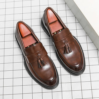 Classic Design Tassels Loafer Shoes Wholesale Durable Fashion Slip on Formal Business Wedding Dress Shoes for Men
