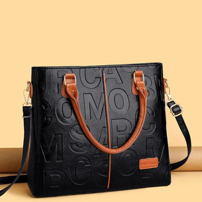 PU Leather Casual Crossbody Bags for Women Ladies Luxury Designer Tote Handbag Female Large Capacity Travel Shoulder Bag Sac