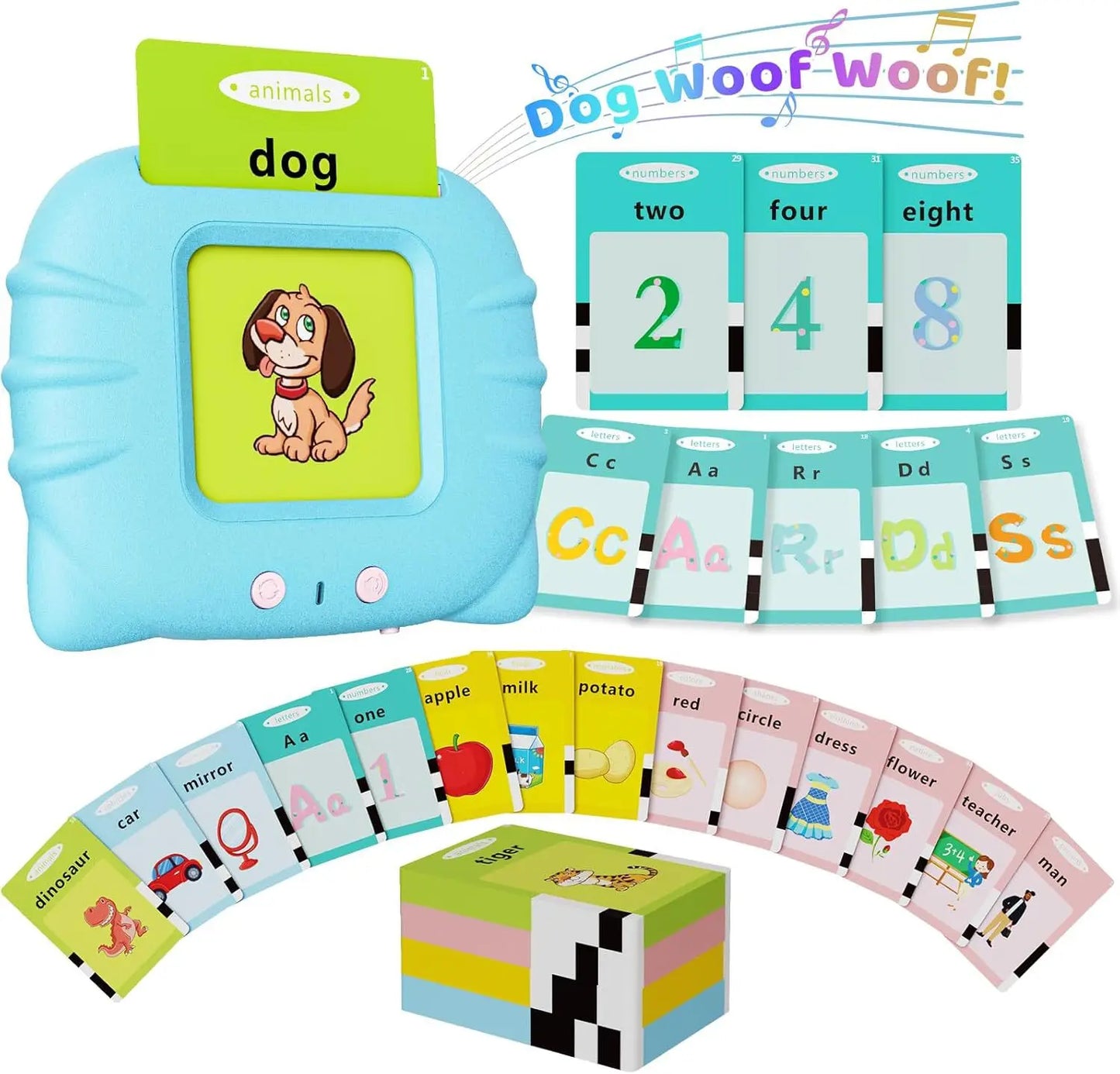 Custom Printing Taking Flash Cards Learning Toys English Speaking Flashcard for Toddlers