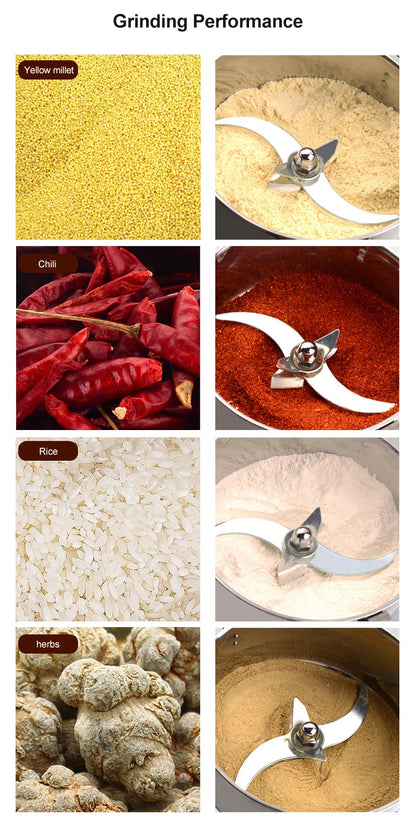 BioloMix 800g 700g Grains Spices Herbals Cereals Coffee Dry Food Grinder Mill Grinding Machine Gristmill Flour Powder crusher