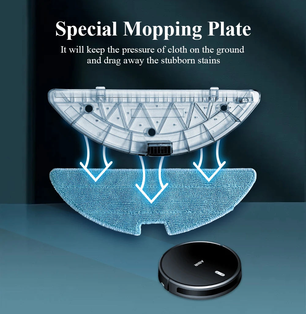 Robot Vacuum Cleaner G20S, 6000Pa Suction,Remote Upgrade, 2 in1 Wet Dry Mop, Wifi App, Smart Vaccum Auto Floor Washing for Home,