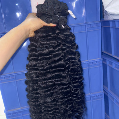 Burmese Curl Virgin Burmese Human Hair Extensions Bundles Wholesale Real Natural Mink Burmese Curly Human Hair Vendor