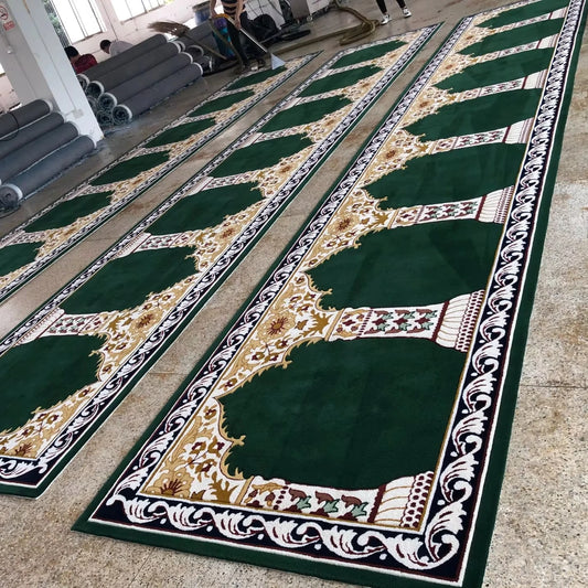 Cheap Muslim Mosque Prayer Carpet for Women Jacquard and Cut Pile Persian Style Prayer Carpet Rug