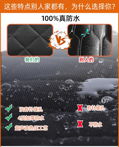 Prodigen Dog Car Seat Cover Waterproof Pet Travel Dog Carrier Hammock Car Rear Back Seat Protector Mat Safety Carrier for Dogs