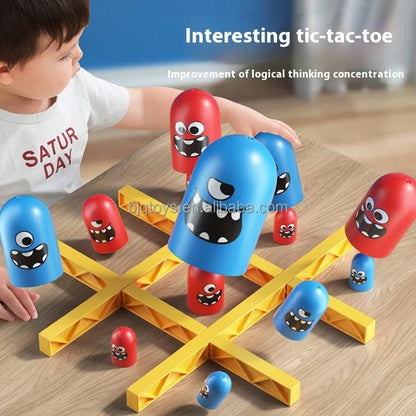 BJQ Intellect Game Tic Tac Toe Game Wisdom Battle Intelligence Table Games Educational Toy for Kids Toys