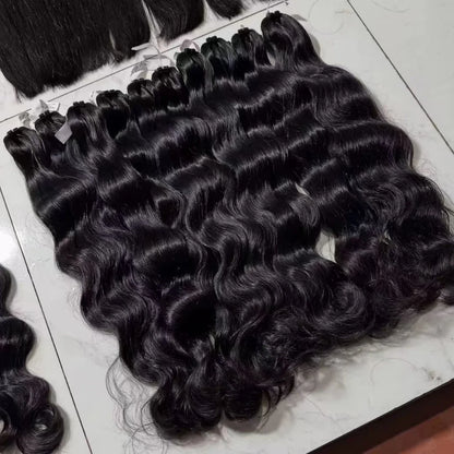Cambodian Curly Human Hair Extension Bundles Vietnamese Raw Virgin Hair Weaving Loose Curly
