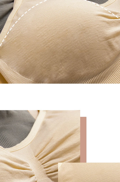 plus Size Seamless Nursing Bra for Women Breathable Maternity Push up Front Closure Underwear Adjustable Straps Wire-Free