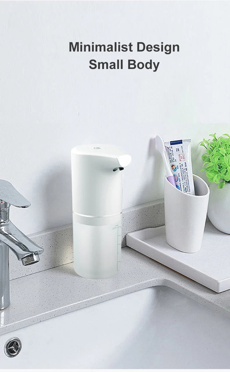 Touchless Automatic Soap Foam Dispenser USB Rechargeable Liquid Foam Hand Washer Machine Bathroom Infrared Sensor Soap Dispenser