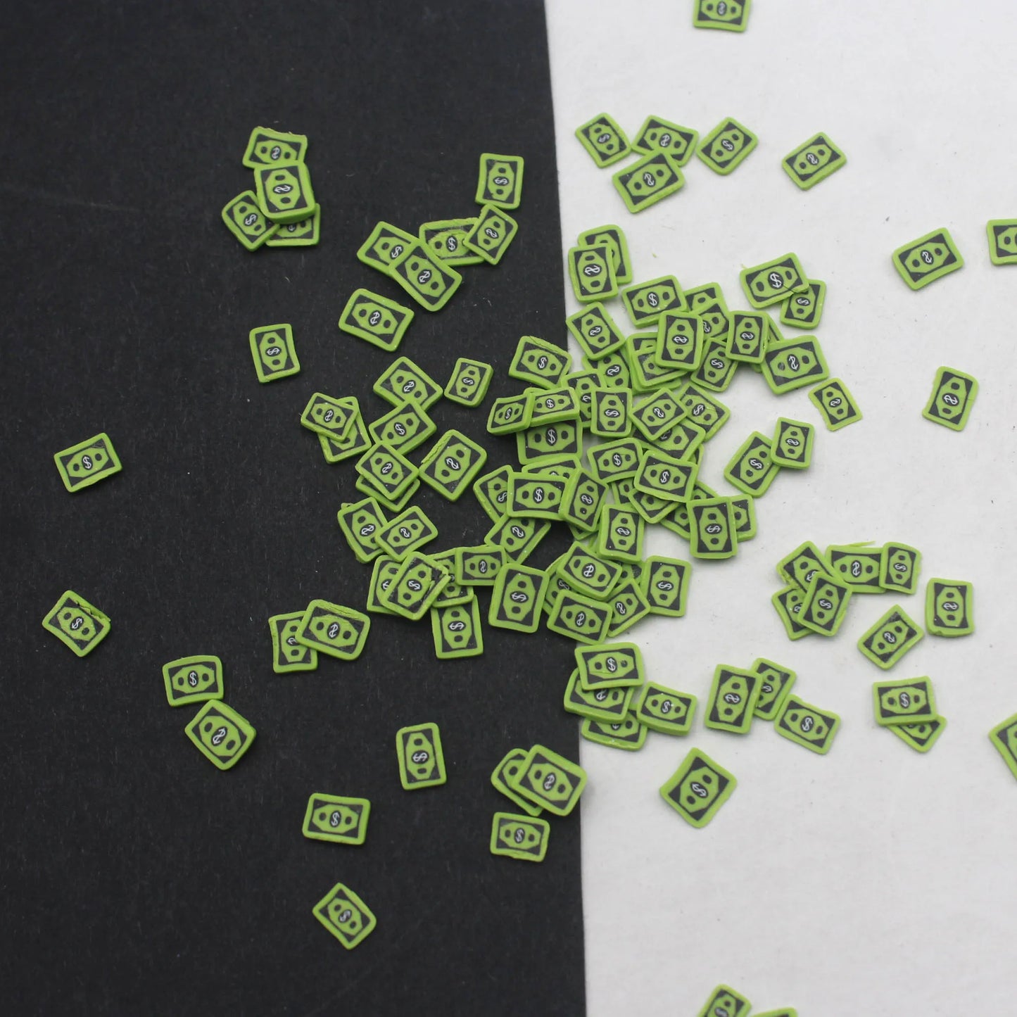 1KG 5mm Bill Evil Ghost Figurine Pattern Non-toxic Polymer Clay Sprinkles for DIY Crafts Tumbler Filling Slime Slice Supplies