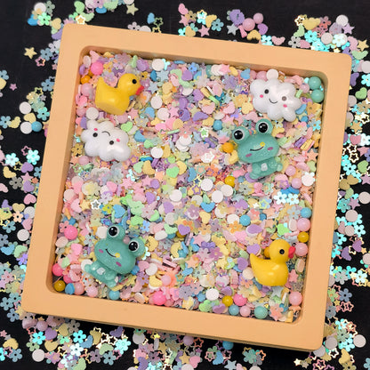 1000g Wholesale 2025 New Animal Cartoon Handmade Glitter Animal Charm Beads DIY Handmade Slime Filler Toys DIY