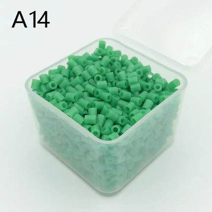 2.6mm Mini Beads/1200pcs/Box Packing Hama Beads Easy to Store For Kids Perler Iron Beads Fuse Handmade Gift Children Toy