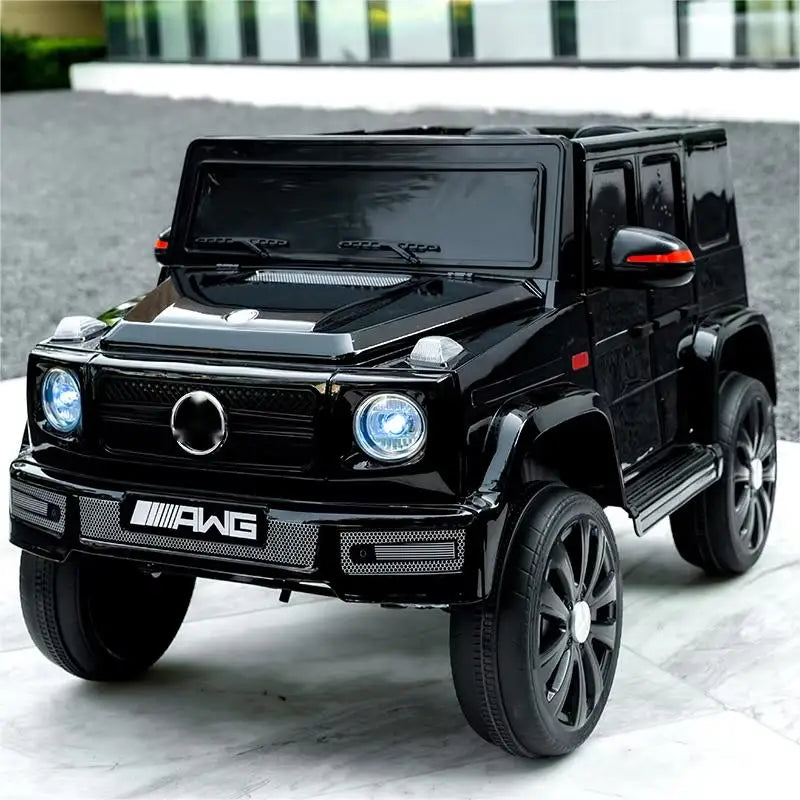 12V 10A Four Drive Electric Car Toy for Kids Remote Control Off-Road Baby Ride Plastic Vehicle for Outdoor Usage EVA Wheels New