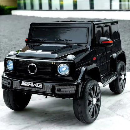 12V 10A Four Drive Electric Car Toy for Kids Remote Control Off-Road Baby Ride Plastic Vehicle for Outdoor Usage EVA Wheels New