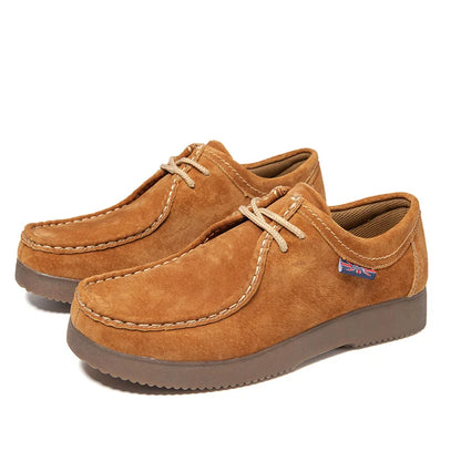 New Styles Wholesale High Quality Loafer Suede Shoes Leather Casual Slip-on Man Boots England Design Low Price Factory Flat