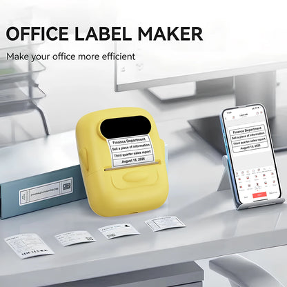 Marklife P50 58mm Thermal Receipt Sticker Barcode Mini Printer for Small Business Jewelry Perfect Christmas Present 57mm Stock