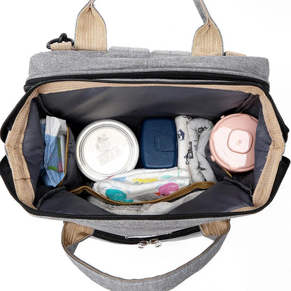 2024 Custom Baby Diaper Bag Backpack for Mom Dad Large Travel Diaper Tote Baby Bag