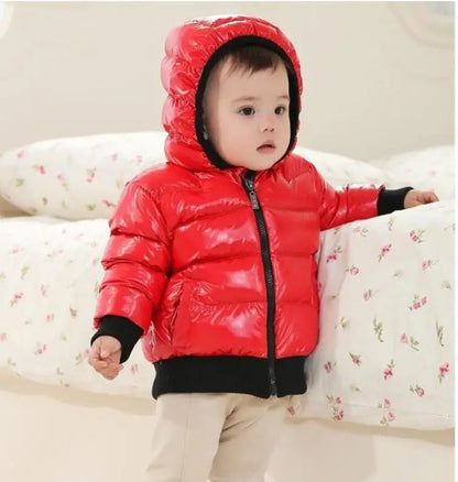 Baby Down Jacket Baby Cotton-padded Coat Boys Girls Clothing Child Winter Thickening Boys Girls Outwear